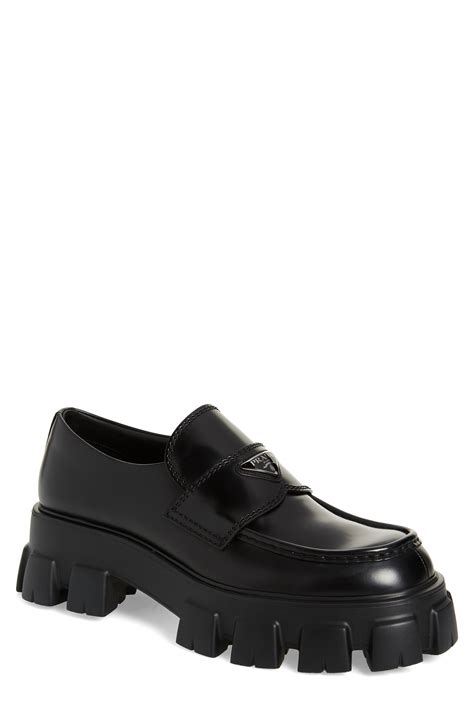 prada lug shoes|prada loafers.